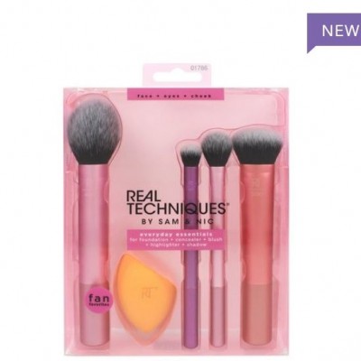 REAL TECHNIQUES 1786 EVERYDAY ESSENTIALS BRUSH SET
